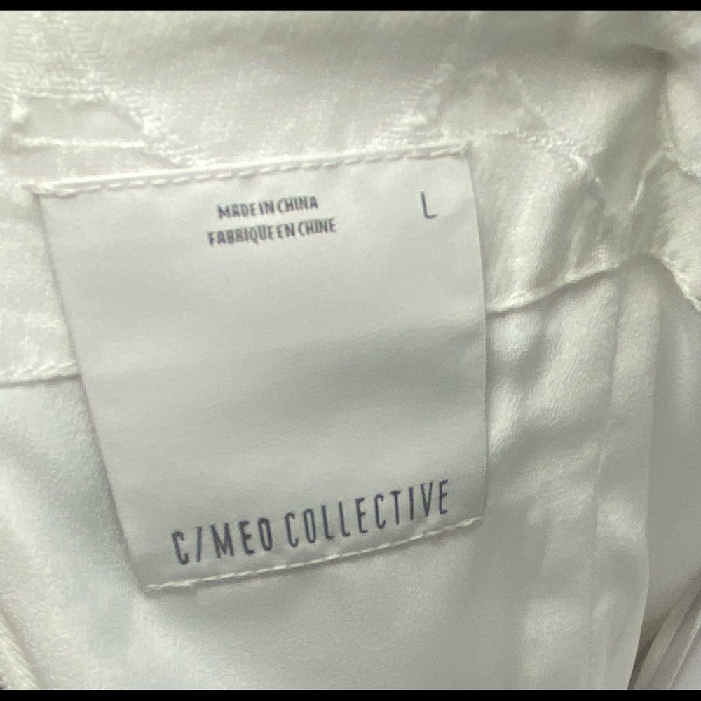 NWOT ✨ C/MEO Collective “Magnetise” Dress in Ivory, Tagged Large - Picture 9 of 12